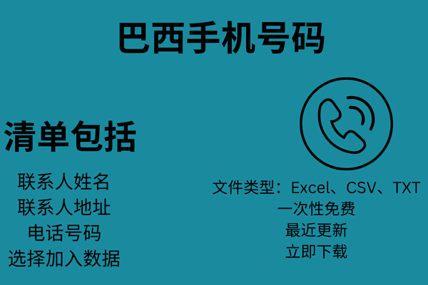 巴西手机号码